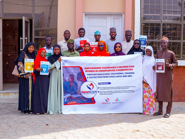 KanemCare team with banner